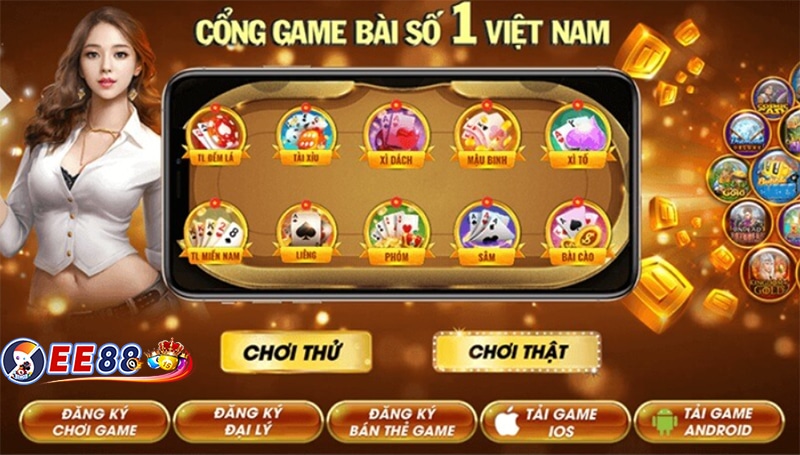 Điểm danh những sảnh chơi game bài có tại EE88