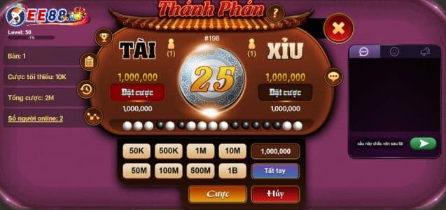 Điểm danh các web game tài xỉu nhiều người chơi nhất 